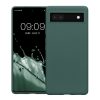 Etui Kwmobile do Google Pixel 6a, zielone, silikonowe, KWM000015OO023C