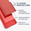 Etui Kwmobile do Google Pixel 8a, czerwone, silikonowe, KWM000020KQ050C