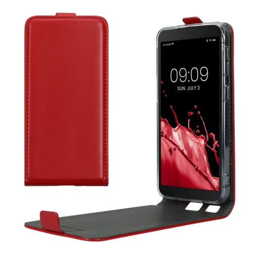 Etui Kwmobile do Samsung Galaxy Xcover 5, czerwone, eko-skóra/silikon, KWM000012NW003C