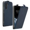 Etui Kwmobile do Samsung Galaxy A54 5G, ciemnoniebieskie, eko-skóra/silikon, KWM000018TT002C