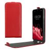 Etui Kwmobile do Samsung Galaxy A54 5G, czerwone, eko-skóra/silikon, KWM000018TT003C