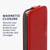 Etui Kwmobile do Samsung Galaxy A54 5G, czerwone, eko-skóra/silikon, KWM000018TT003C