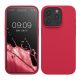 Etui Kwmobile do Apple iPhone 15 Pro, różowe, silikonowe, KWM000020CC037C
