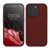 Etui Kwmobile do Apple iPhone 15 Pro, ciemnoczerwone, silikonowe, KWM000020CC040C