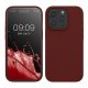 Etui Kwmobile do Apple iPhone 15 Pro, ciemnoczerwone, silikonowe, KWM000020CC040C