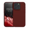 Etui Kwmobile do Apple iPhone 15 Pro, ciemnoczerwone, silikonowe, KWM000020CC040C
