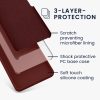 Etui Kwmobile do Apple iPhone 15 Pro, ciemnoczerwone, silikonowe, KWM000020CC040C