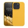 Etui Kwmobile do Apple iPhone 15 Pro, żółte, silikonowe, KWM000020CC042C
