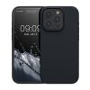 Etui Kwmobile do Apple iPhone 15 Pro, ciemnoniebieskie, silikonowe, KWM000020CC045C