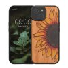 Etui Kwmobile do Apple iPhone 15, wielokolorowe, drewno/silikon, KWM000020EG004C