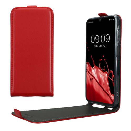 Etui Kwmobile do Samsung Galaxy A15 5G, czerwone, eko-skóra/silikon, KWM000021OM003C