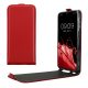 Etui Kwmobile do Samsung Galaxy A15 5G, czerwone, eko-skóra/silikon, KWM000021OM003C