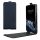 Etui Kwmobile do Samsung Galaxy A55 5G, ciemnoniebieskie, eko-skóra/silikon, KWM000021OP002C