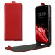 Etui Kwmobile do Samsung Galaxy A55 5G, czerwone, eko-skóra/silikon, KWM000021OP003C