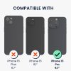 Zestaw etui i folii ochronnej Kwmobile do Apple iPhone 15 Pro, czarny, skóra ekologiczna/silikon, KWM000022VC001C
