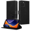 Zestaw etui i folii ochronnych Kwmobile do Apple iPhone 12/iPhone 12 Pro, czarny, ekoskóra/silikon, KWM000022VF001C