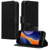 Zestaw etui i folii ochronnej Kwmobile do Apple iPhone 5/iPhone 5s/iPhone SE, czarny, eko-skóra/silikon, KWM000022VG001C