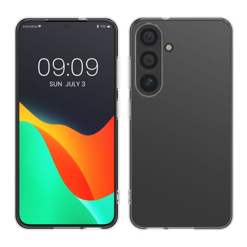 Etui Kwmobile do Samsung Galaxy S24, przezroczyste, silikonowe, KWM000021VS001C