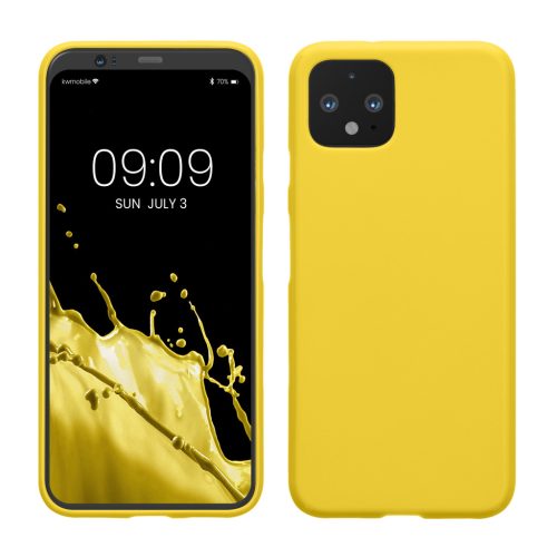 Etui Kwmobile do Google Pixel 4, żółte, silikonowe, KWM000010ON016C