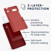 Etui Kwmobile do Google Pixel 6a, czerwone, silikonowe, KWM000015FZ060C
