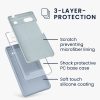 Etui Kwmobile do Google Pixel 6a, jasnoniebieskie, silikonowe, KWM000015FZ061C
