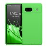 Etui Kwmobile do Google Pixel 7a, zielone, silikonowe, KWM000019YE051C