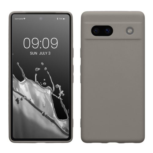 Etui Kwmobile do Google Pixel 7a, beżowe, silikonowe, KWM000019YF043C