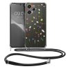 Etui Kwmobile ze smyczą do Xiaomi Redmi 12, wielokolorowe, silikonowe, KWM0000209P003C