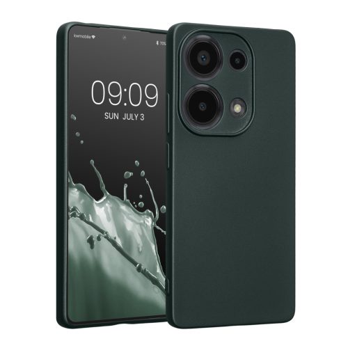 Etui Kwmobile do Xiaomi Redmi Note 13 Pro, zielone, silikonowe, KWM000020LZ005C