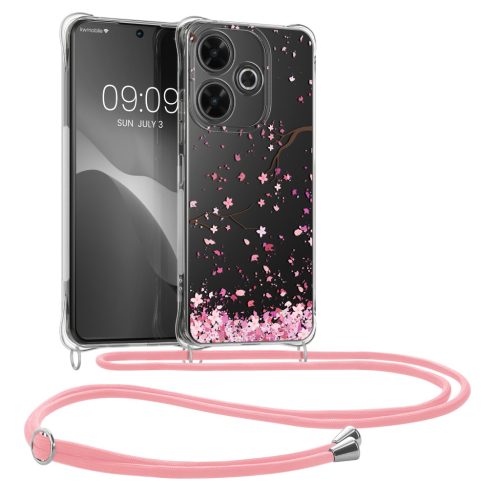 Etui Kwmobile ze smyczą do Xiaomi Redmi 13, wielokolorowe, silikonowe, KWM000020QL001C