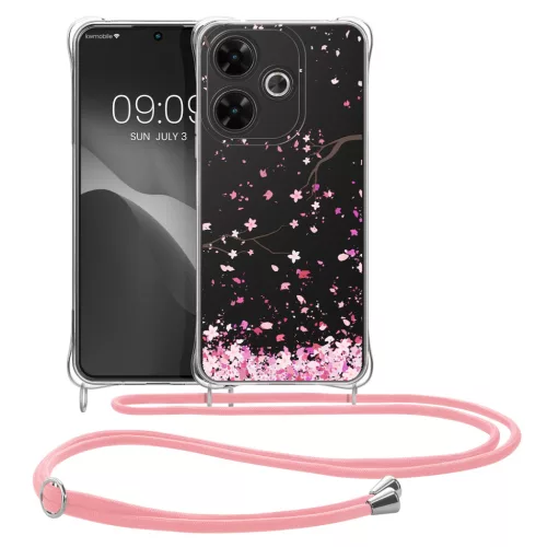 Etui Kwmobile ze smyczą do Xiaomi Redmi 13, wielokolorowe, silikonowe, KWM000020QL001C