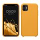 Etui Kwmobile do Apple iPhone 11, pomarańczowe, silikonowe, KWM000010EY114C