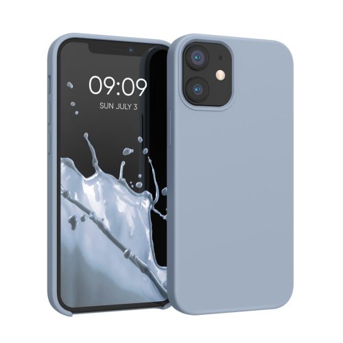 Etui Kwmobile do Apple iPhone 12 Mini, jasnoniebieskie, silikonowe, KWM000011JO069C