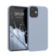 Etui Kwmobile do Apple iPhone 12 Mini, jasnoniebieskie, silikonowe, KWM000011JO069C
