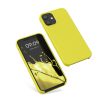 Etui Kwmobile do Apple iPhone 12 Mini, żółte, silikonowe, KWM000011JO070C