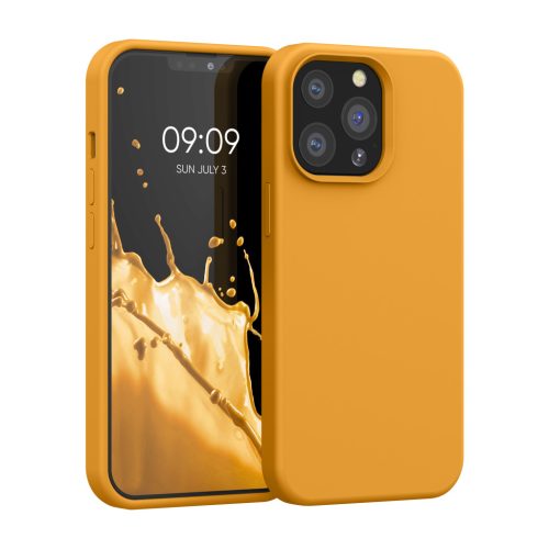 Etui Kwmobile do Apple iPhone 13 Pro, pomarańczowe, silikonowe, KWM000013OX050C