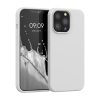 Etui Kwmobile do Apple iPhone 13 Pro, białe, silikonowe, KWM000013OX051C