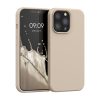 Etui Kwmobile do Apple iPhone 13 Pro, kremowe, silikonowe, KWM000013OX053C