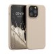 Etui Kwmobile do Apple iPhone 13 Pro, kremowe, silikonowe, KWM000013OX053C