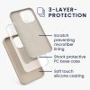 Etui Kwmobile do Apple iPhone 13 Pro, kremowe, silikonowe, KWM000013OX053C
