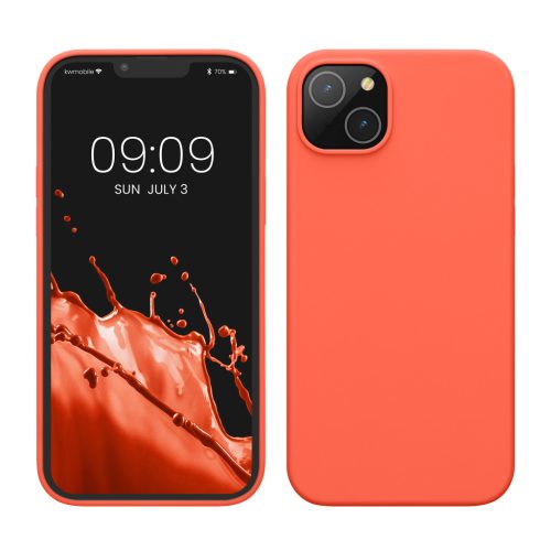 Etui Kwmobile do Apple iPhone 14 Plus, różowe, silikonowe, KWM000016NJ027C