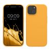 Etui Kwmobile do Apple iPhone 15, pomarańczowe, silikonowe, KWM000020CA012C