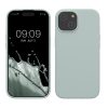Etui Kwmobile do Apple iPhone 15, jasnozielone, silikonowe, KWM000020CA013C
