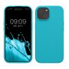 Etui Kwmobile do Apple iPhone 15, jasnoniebieskie, silikonowe, KWM000020CA016C