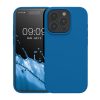 Etui Kwmobile do Apple iPhone 15 Pro, niebieskie, silikonowe, KWM000020CC046C