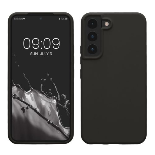 Etui Kwmobile do Samsung Galaxy S22, ciemnoszare, silikonowe, KWM000014GR078C