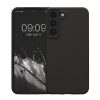 Etui Kwmobile do Samsung Galaxy S22, ciemnoszare, silikonowe, KWM000014GR078C