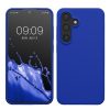 Etui Kwmobile do Samsung Galaxy S24, niebieskie, silikonowe, KWM000021KW022C