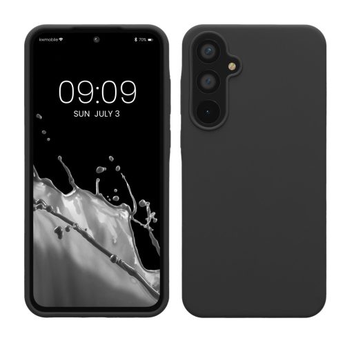 Etui Kwmobile do Samsung Galaxy A55 5G, ciemnoszare, silikonowe, KWM000021ME031C