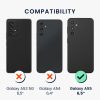 Etui Kwmobile do Samsung Galaxy A55 5G, ciemnoszare, silikonowe, KWM000021ME031C